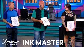 3 Canvases 9 Tattoo Design Options  Ink Master Redemption Season 4 [upl. by Cartie]