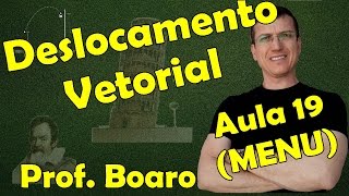 DESLOCAMENTO VETORIAL  CINEMÁTICA  Aula 19 MENU  Prof Marcelo Boaro [upl. by Vincents]