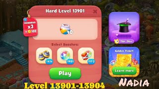 Gardenscapes Level 13901 13902 13903 13904🥀 No Boosters used [upl. by Nidroj310]