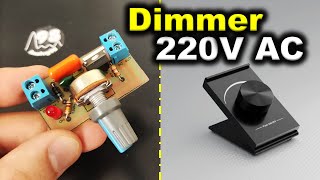 How to Make 220V AC Light Dimmer [upl. by Luhe]