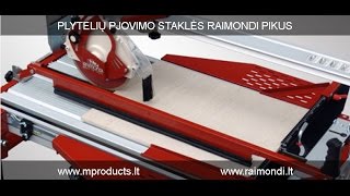 Plytelių pjovimo staklės Raimondi Pikus [upl. by Duster]