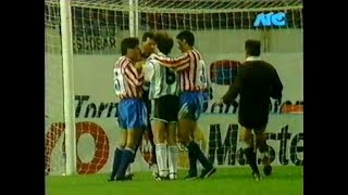 Ruggeri vs Chilavert 1993  Eliminatorias Mundial 1994  Argentina  Paraguay [upl. by Snook976]