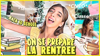 JE ME PRÉPARE POUR LA RENTRÉE CNED BUREAU ORGANISATION  BACK TO SCHOOL ✨ [upl. by Aniaz]