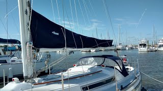 Installing a Mack Pack Mainsail Cover and Lazy Jacks [upl. by Koral]