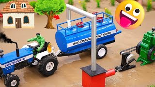 Diy diorama making mini motor water pump science project SanCreator1 [upl. by Eillor8]