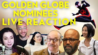 Golden Globe Nominations 2024  Live Reaction [upl. by Razid974]