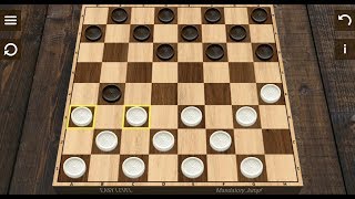 Checkers by English Checkers  free offline classic board game for Android  gameplay [upl. by Emyaj893]