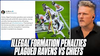 Football Fans Were Not Happy With NFLs quotIllegal Formationquot Emphasis Penalties Last Night [upl. by Elana828]