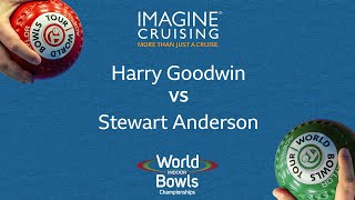 World Indoor Bowls Championship 2024 Harry Goodwin vs Stewart Anderson  Day 16 Match 3 [upl. by Quenby167]