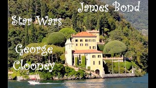 Lake Como Star Wars Ep2 and James Bond Film Set Locations also George Clooneys Holiday Home [upl. by Chapin]