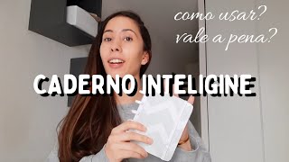 Como eu uso o meu caderno inteligine  Mini caderno Inteligente [upl. by Nevek234]