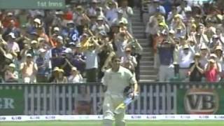 Hussey and McGrath epic partnership vs South Africa 2005 [upl. by Leoj]