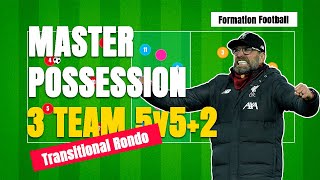 3 Team Transition Rondo to Improve your Teams Possession Game Today [upl. by Marni]