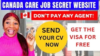 BREAKING NEWS Canada Government Is Giving Free Visa To Overseas Care Givers [upl. by Okoyk934]