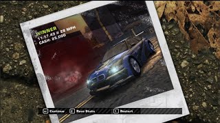 15K FT Head Start BMW NFS Most Wanted 2005 [upl. by Eatnoid]