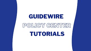 Guidewire Policy Center Tutorials  Guidewire Policy Center  Guidewire Policy Center Introduction [upl. by Say532]