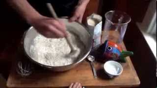 Mixing the Peasant Bread Dough Using Instant Yeast [upl. by Eimmaj]