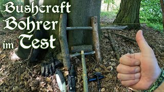 Bushcraft BOHRER im Test  HolzverbindungenVerzapfungen einfach im Wald herstellen [upl. by Eseilana]