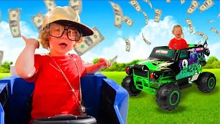 Kids Fun Playtime Braxton amp Ryders Monster Truck Toy Shop Adventure  Toys Cars for Kids [upl. by Eehtomit276]