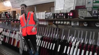 Banbury North Signalbox  A guided tour of the working of the box [upl. by Daus126]