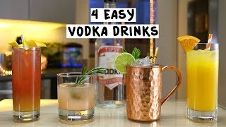 Four Easy Vodka Drinks [upl. by Atnohs]