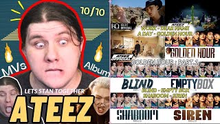 ATEEZ에이티즈  WORK MV  GOLDEN HOUR  Part1 Entire Album  COVERS  ATINY REACTION [upl. by Amocat]