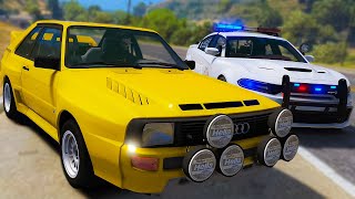 Street Racers Running From High Speed Cops in GTA 5 RP [upl. by Eelarak406]