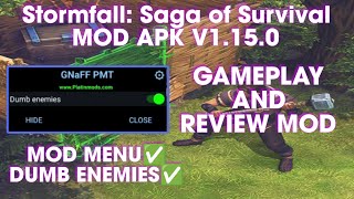 Stormfall Saga of Survival MOD APK V1150 NEW UPDATE Mod Menu Dumb Enemy [upl. by Mikal804]