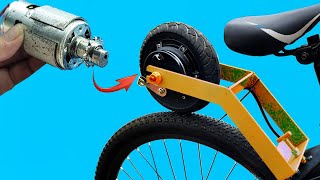 Neither NASA nor CHINESES have thought of this before Turn a bicycle into a simple electric bicycle [upl. by Cataldo871]