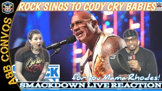 The Rock Calls Out Codys Mama in Rock Concert  WWE SmackDown Highlights 31524  LIVE REACTION [upl. by Faythe]