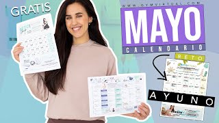 CALENDARIO MAYO  Retos Rutina Ejercicios y Premios y mucho más  GYMVIRTUAL [upl. by Portuna]