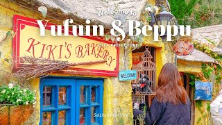 A trip to Yufuin and Beppu  Ghibli village Yufuin Floral village Onsens Japan Travel VLOG [upl. by Drofiar]