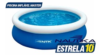 Instruções de Montagem Piscina Inflável Master  NTK [upl. by Howlond]