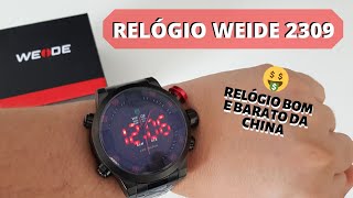 Unboxingreview relógio Weide 2309  Será que o relógio Weide é bom [upl. by Bright827]