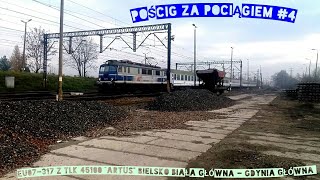 Pościg za pociągiem 4 TLK ARTUS [upl. by Pohsib]