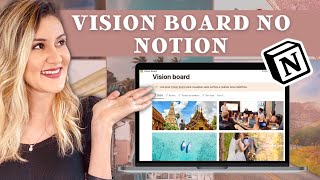 NOTION  Como criar um VISION BOARD no Notion TUTORIAL [upl. by Tnattirb]