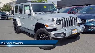 2022 Jeep Wrangler Unlimited Sahara High Altitude Sport Utility Concord Vallejo Fairfield Walnut [upl. by Lindon]