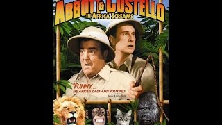 Abbott et Costello en Afrique 1949 Bud Abbott Lou Costello Clyde Beatty [upl. by Annawek]