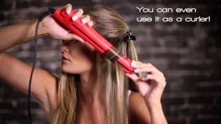 How To Use Our Hair Straighteners Golden Curl [upl. by Anerual]