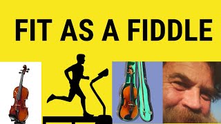 Fit As a Fiddle Meaning  As  As Adjective As Collocations Similes Idioms English CPE Proficiency [upl. by Koal501]