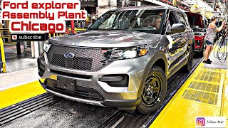 New 2025 Ford Explorer BestSelling SUV Assembly in Chicago Plant [upl. by Oicam]