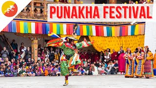 Enjoying the PUNAKHA FESTIVALS in Bhutan [upl. by Arda]