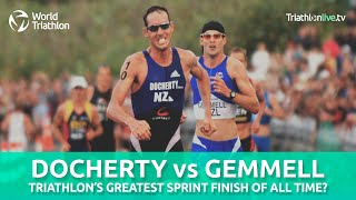 One of the greatest triathlon sprint finishes ever [upl. by Bigler]