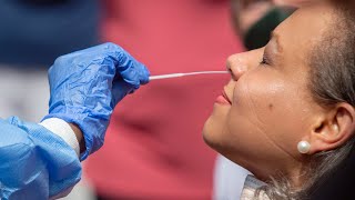 New research raises concerns about nasal swab testing  COVID19 pandemic [upl. by Oilegor]