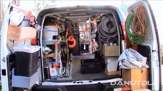 Construction Work Van Shelves Layout and Organization [upl. by Ikir]