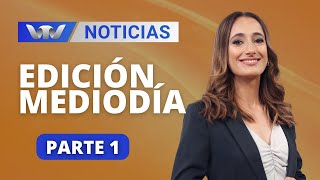 VTV Noticias  Edición Mediodía 2509 parte 1 [upl. by Ailegna]