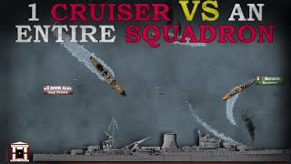 HMS Ajax How a lone British Cruiser destroyed an entire Italian Squadron 1940 Documentary [upl. by Sidras]