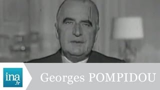 Voeux du président Pompidou pour lannée 1970  Archive vidéo INA [upl. by Dorothee]