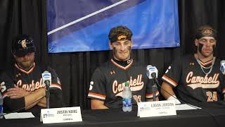 Campbell Baseball  Columbia Regional Game 4 Press Conference [upl. by Waneta441]