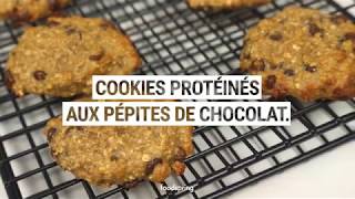 Cookies protéinés aux pépites de chocolat  foodspring [upl. by Aiouqes10]